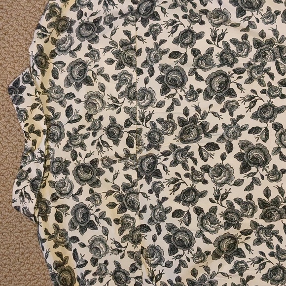 Thakoon Tops Thakoon For Design Nation Toile Floral Button Down Top